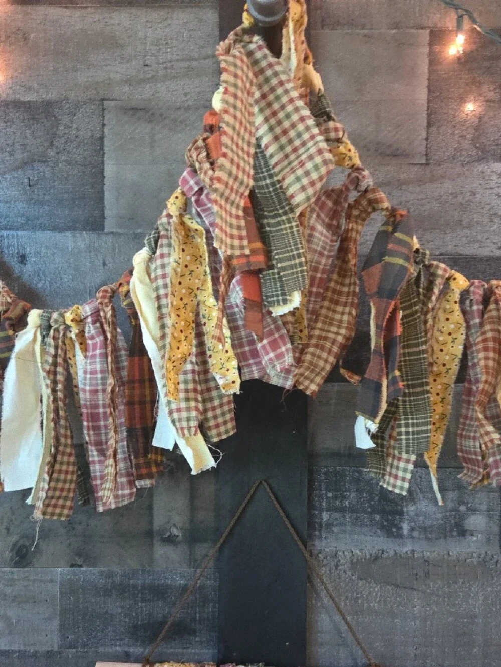 Rustic Fall Boho Chic Garland and Wall Hanging Set
